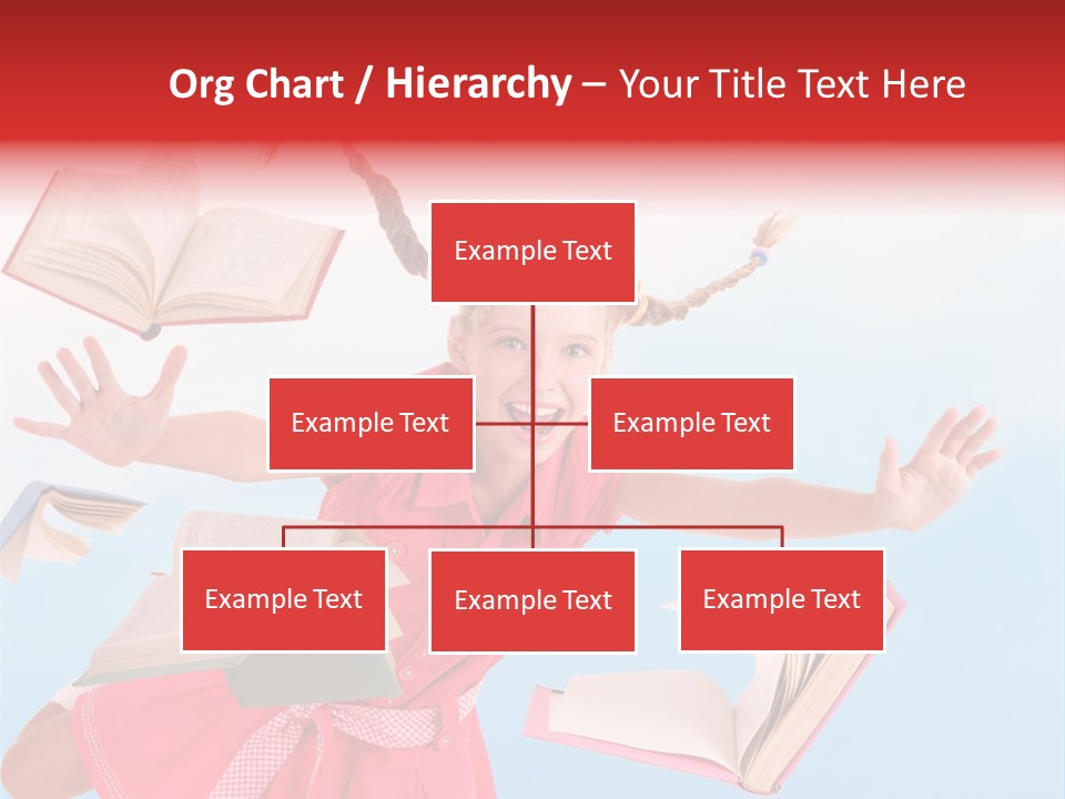 High White Child PowerPoint Template