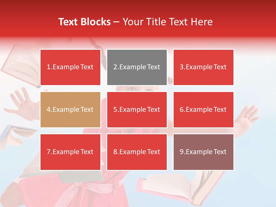 High White Child PowerPoint Template