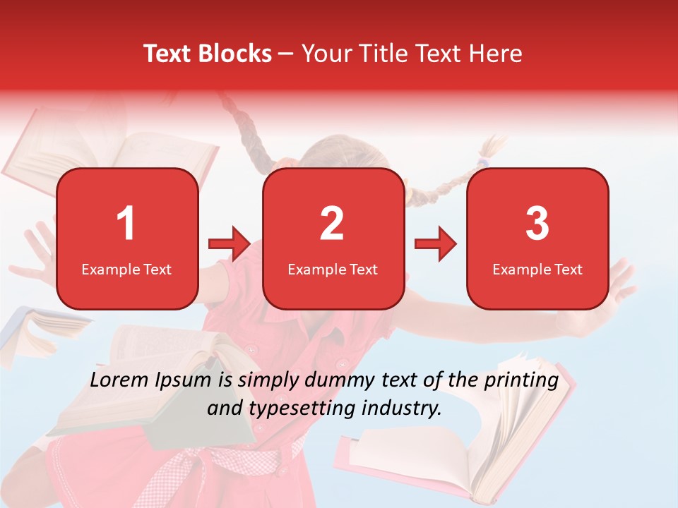 High White Child PowerPoint Template