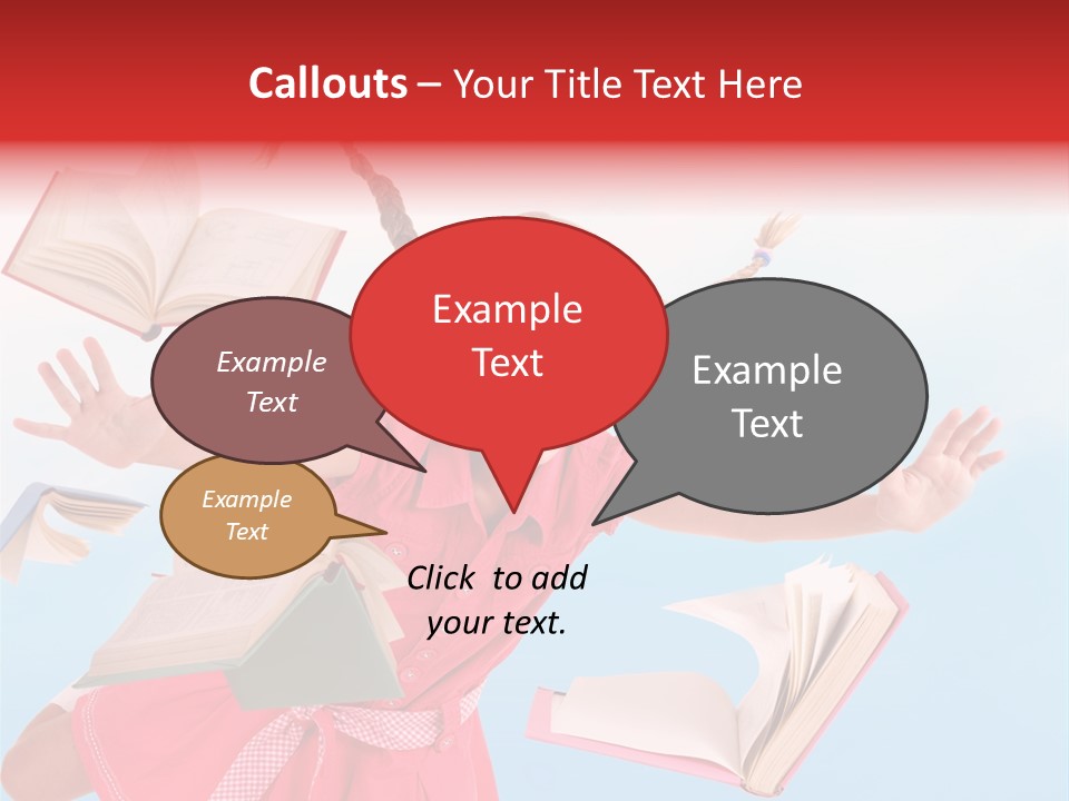 High White Child PowerPoint Template