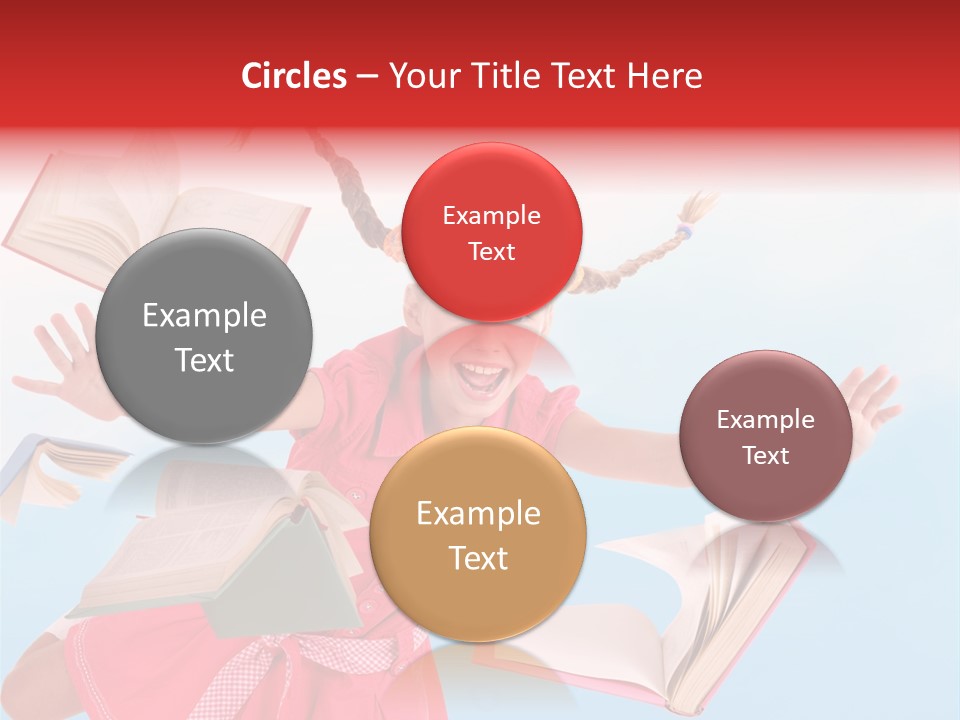 High White Child PowerPoint Template