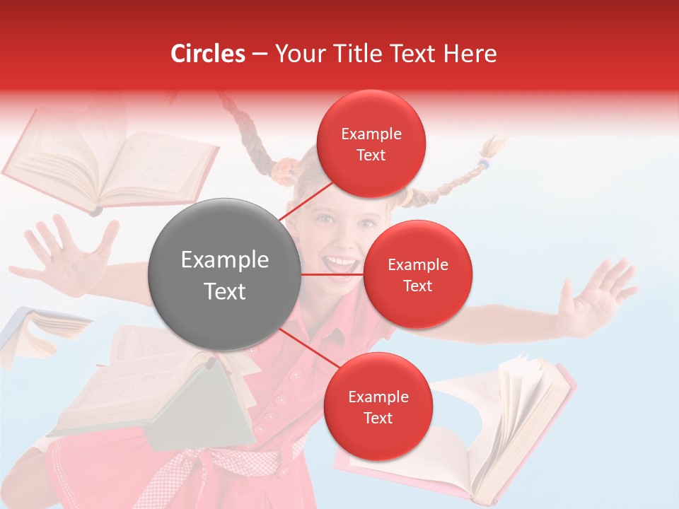 High White Child PowerPoint Template