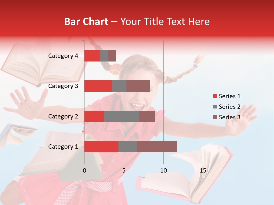 High White Child PowerPoint Template