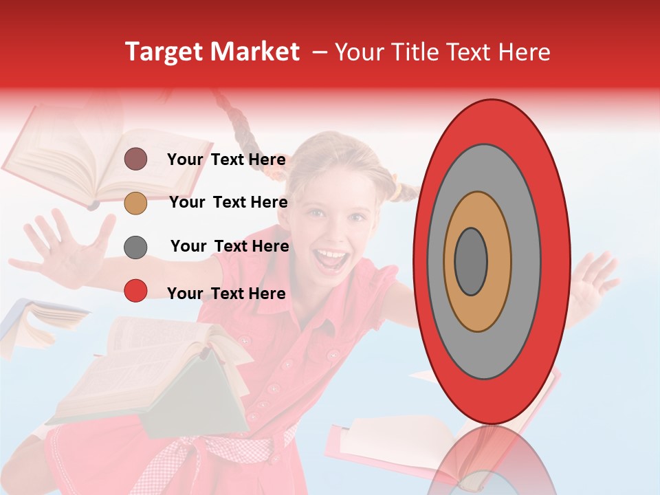 High White Child PowerPoint Template