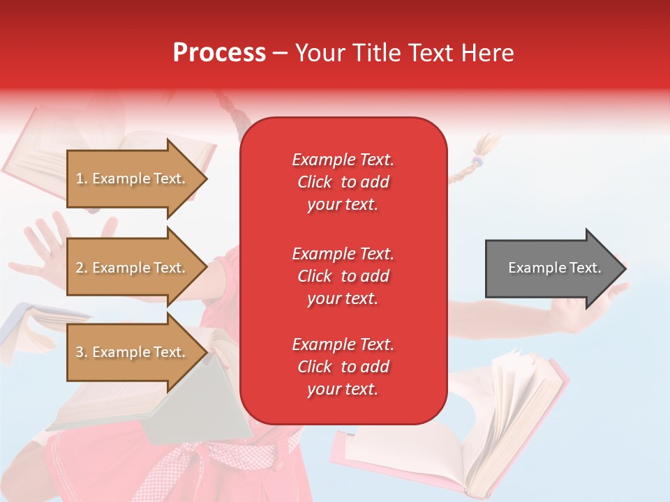 High White Child PowerPoint Template