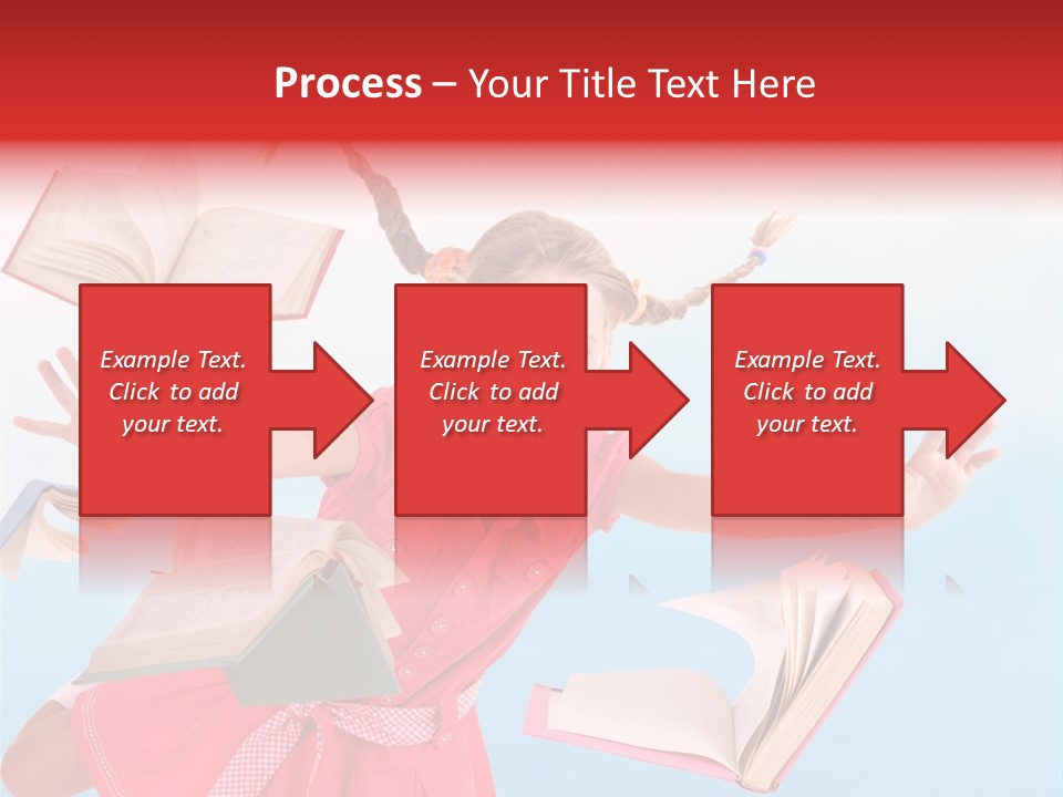 High White Child PowerPoint Template