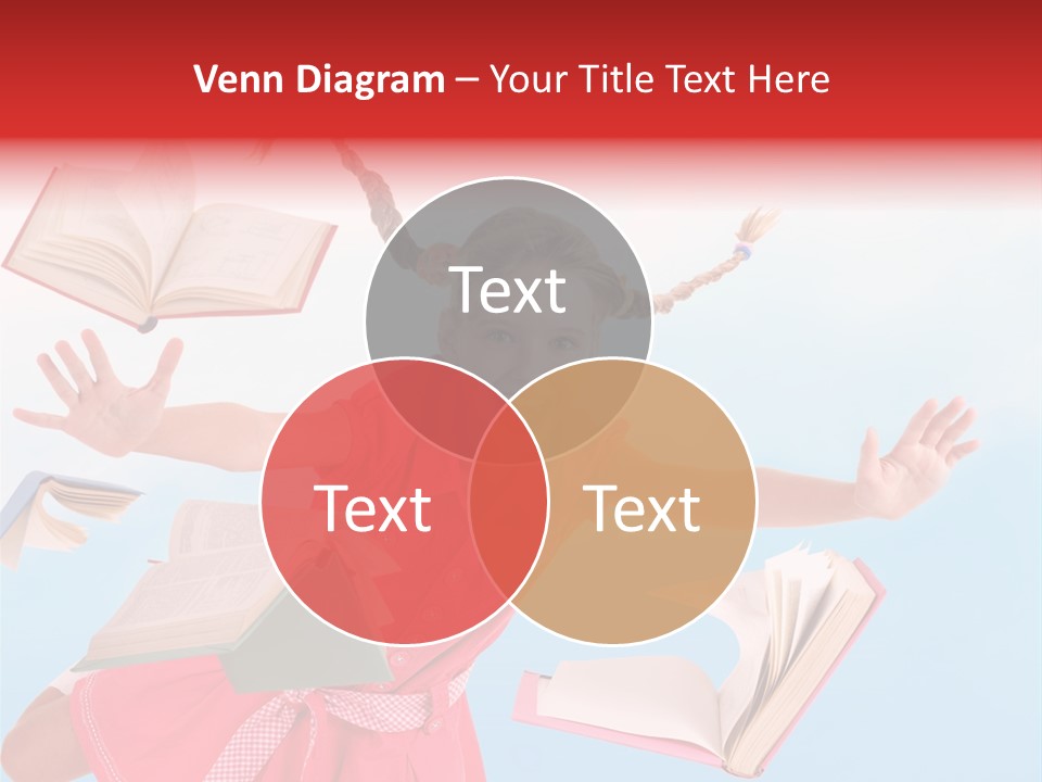 High White Child PowerPoint Template