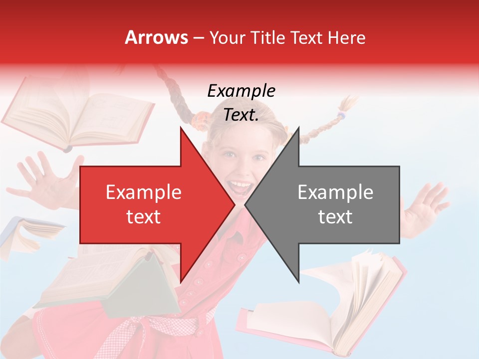 High White Child PowerPoint Template