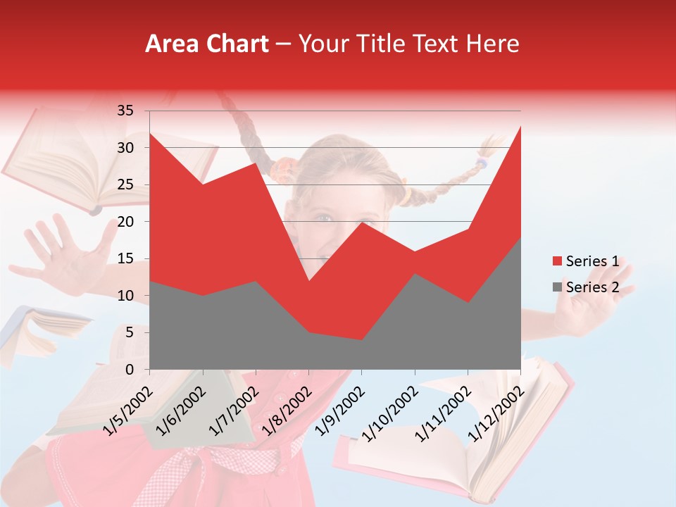 High White Child PowerPoint Template