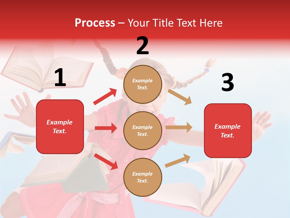 High White Child PowerPoint Template