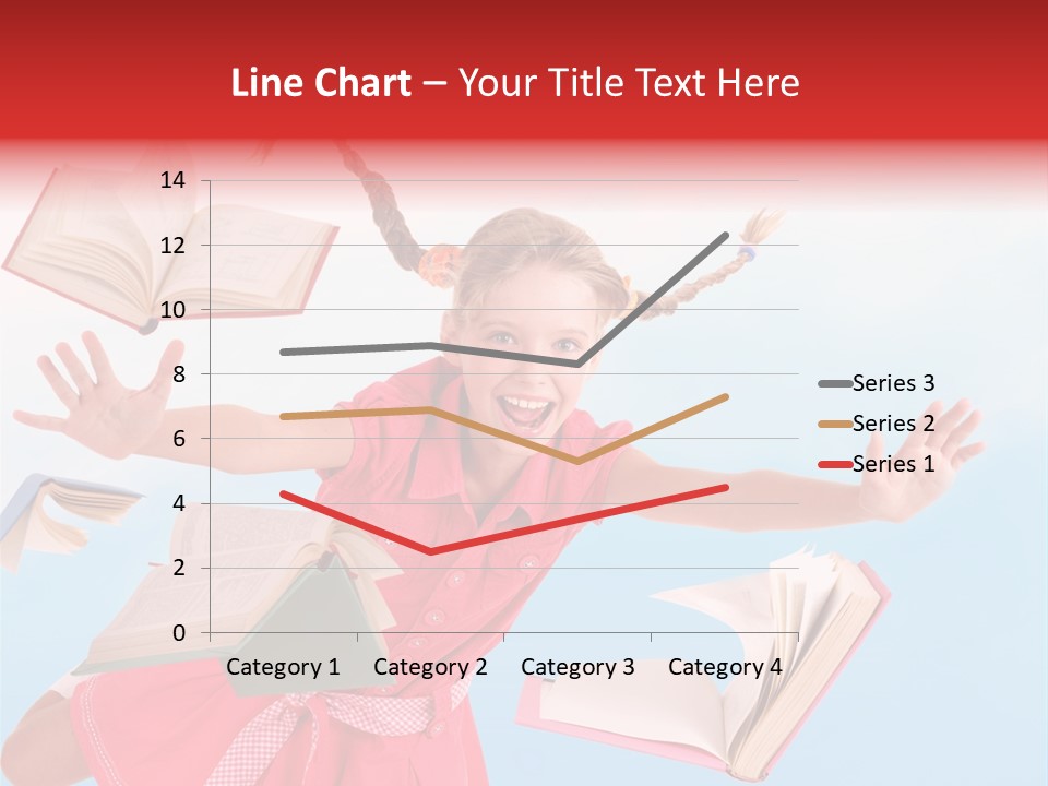 High White Child PowerPoint Template