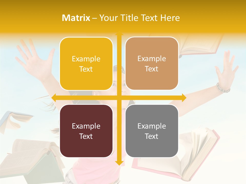Studying Smiling Study PowerPoint Template