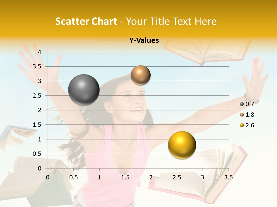 Studying Smiling Study PowerPoint Template