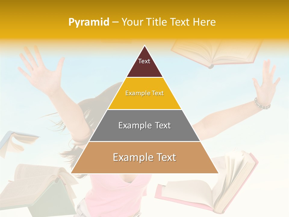 Studying Smiling Study PowerPoint Template