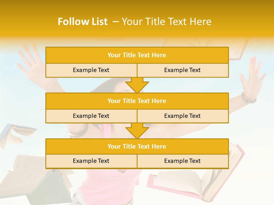 Studying Smiling Study PowerPoint Template
