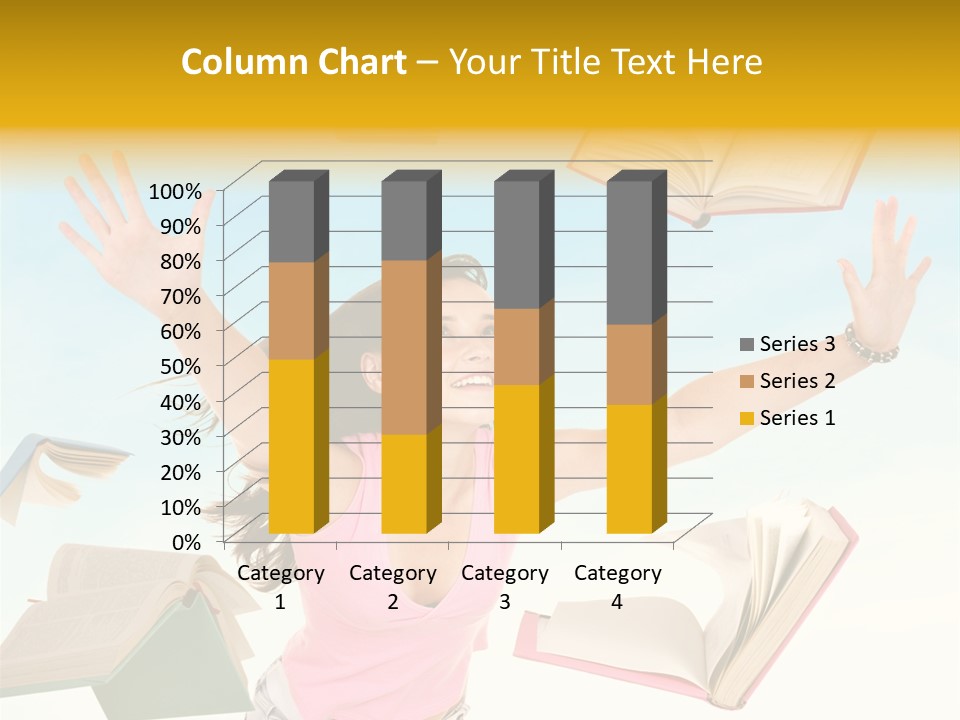 Studying Smiling Study PowerPoint Template