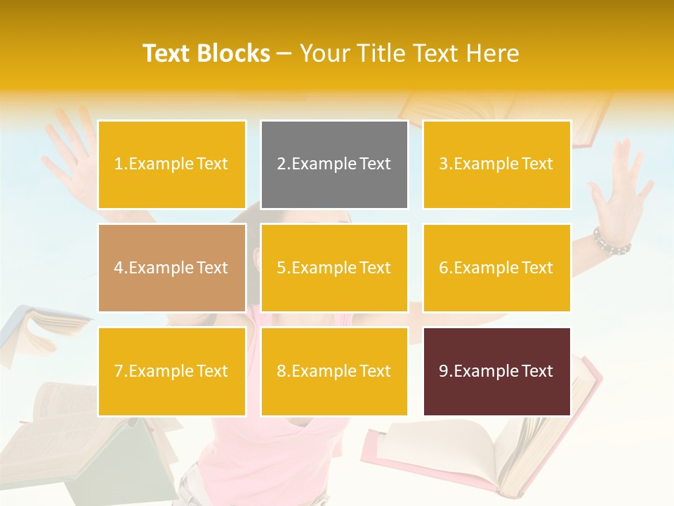 Studying Smiling Study PowerPoint Template