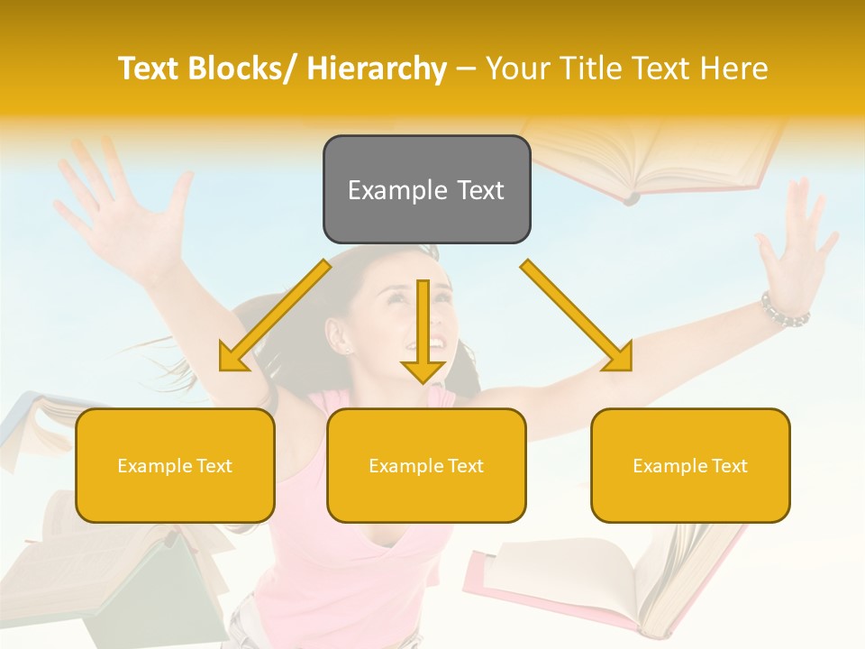 Studying Smiling Study PowerPoint Template