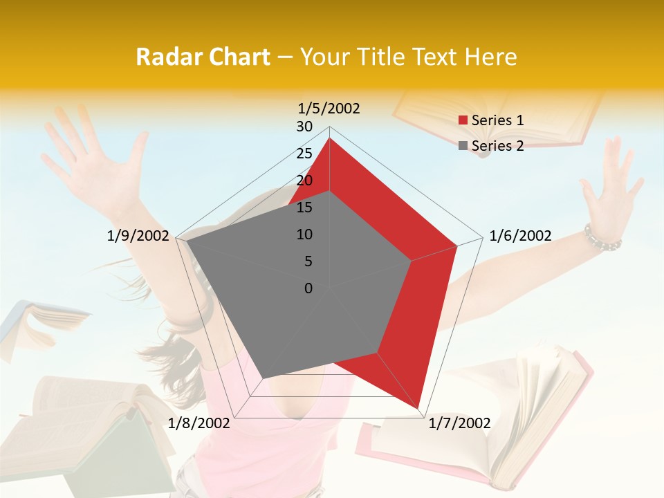 Studying Smiling Study PowerPoint Template