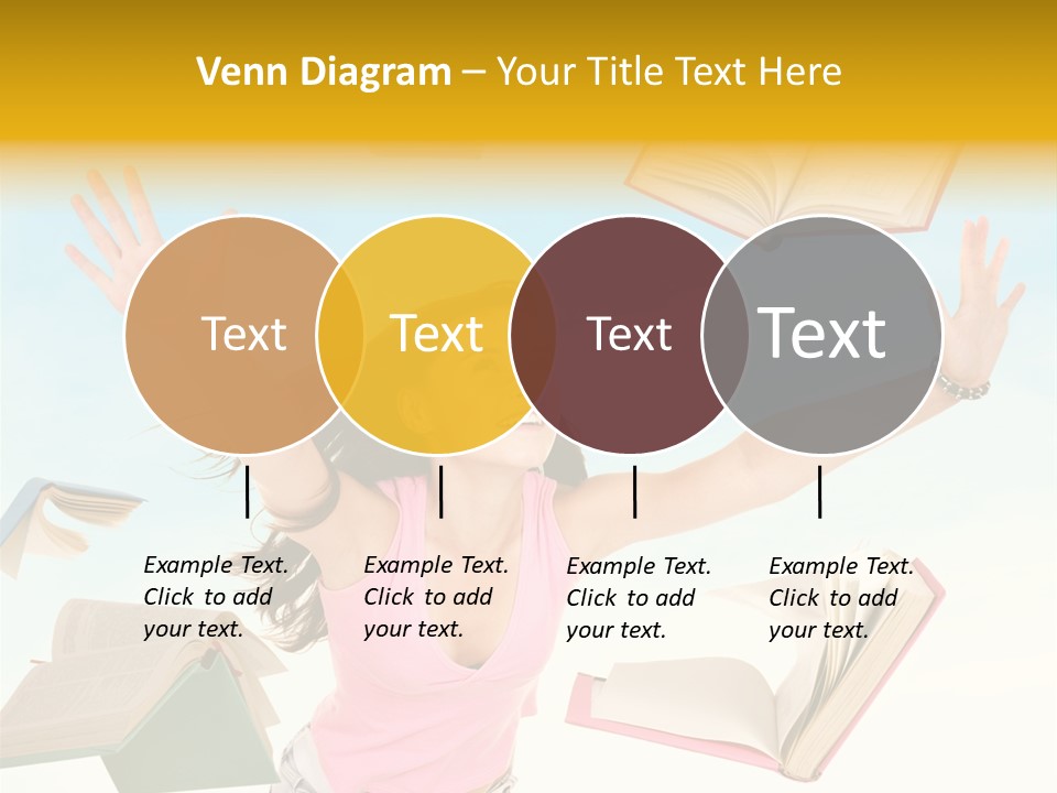 Studying Smiling Study PowerPoint Template