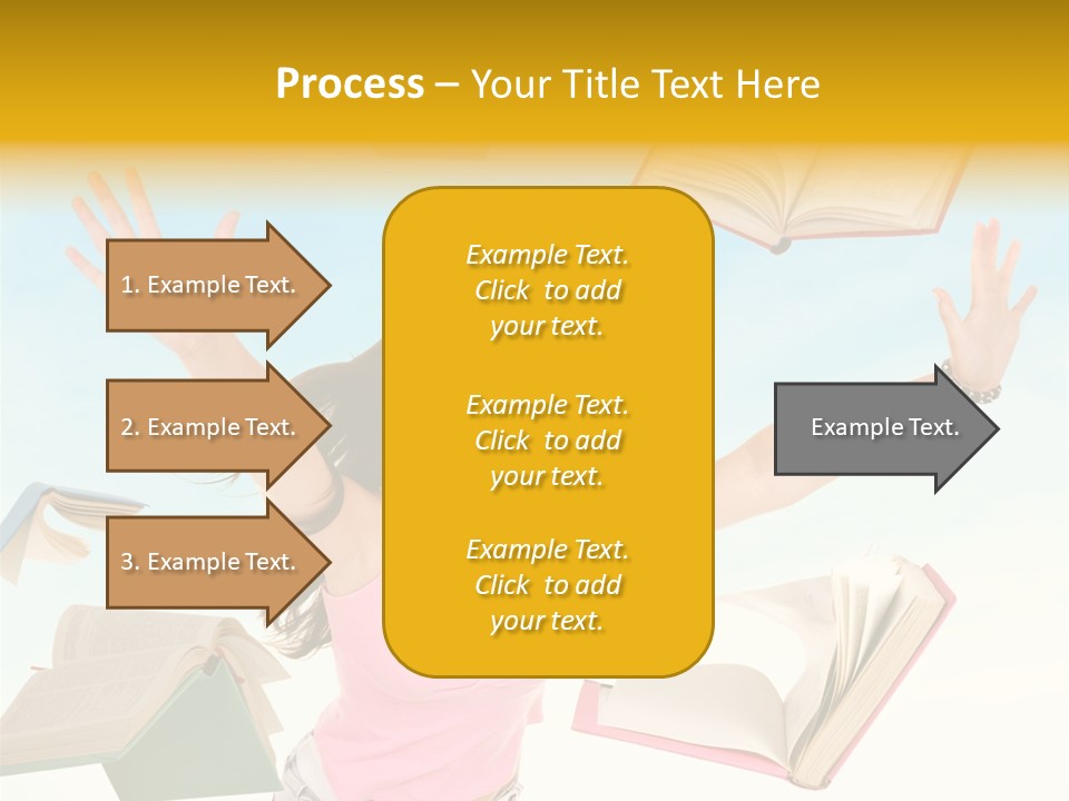 Studying Smiling Study PowerPoint Template