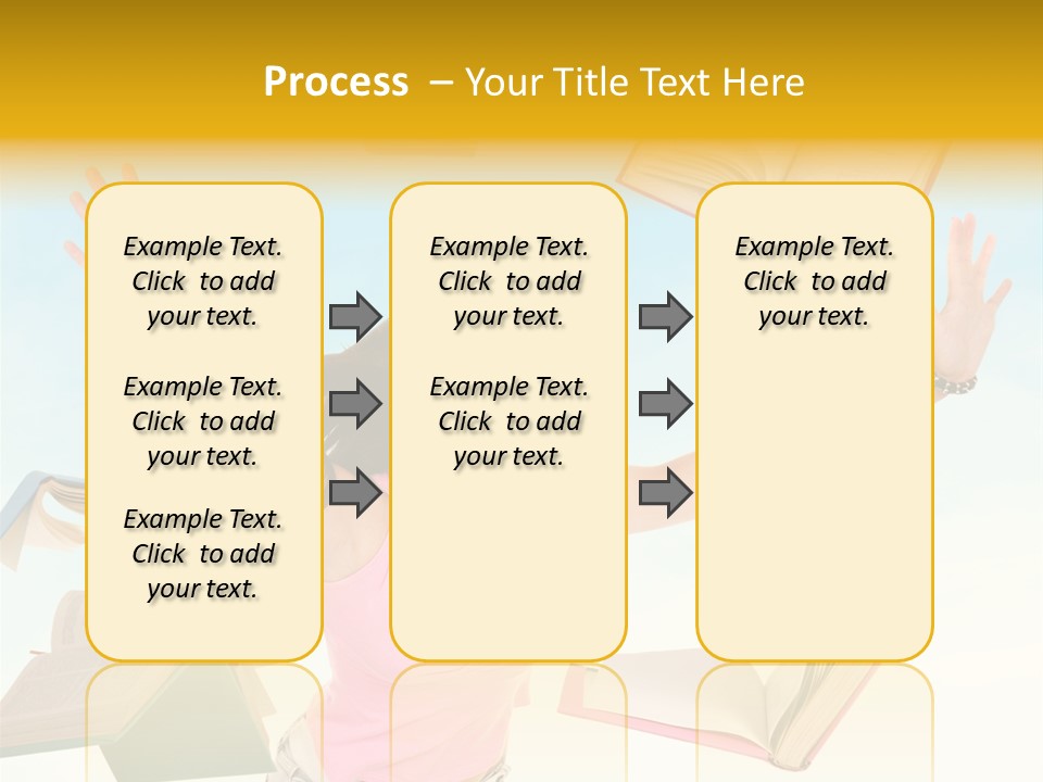 Studying Smiling Study PowerPoint Template