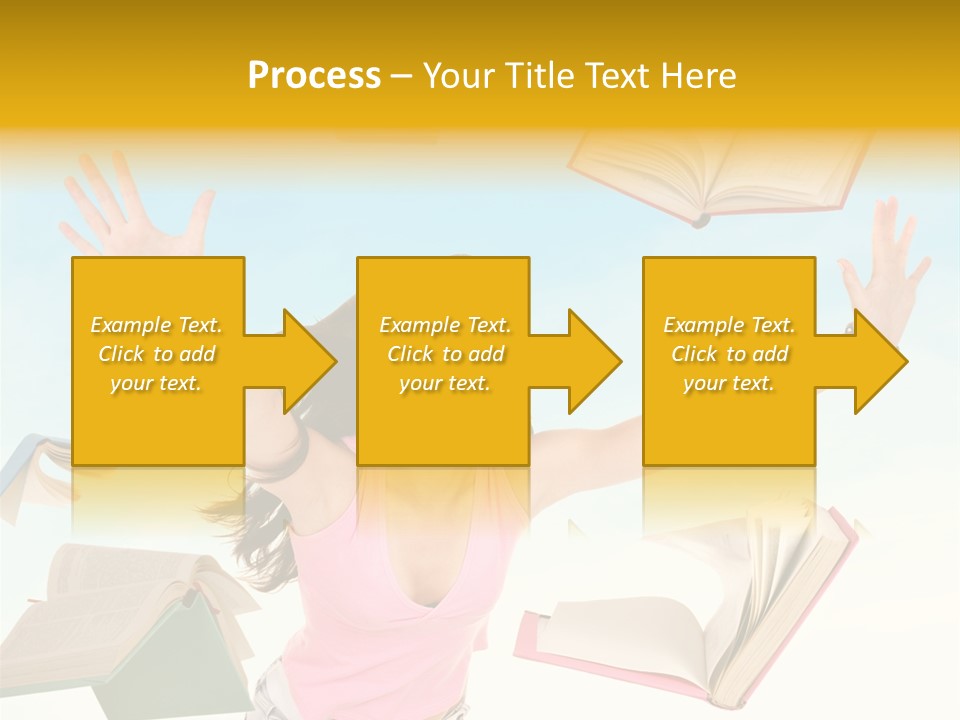 Studying Smiling Study PowerPoint Template