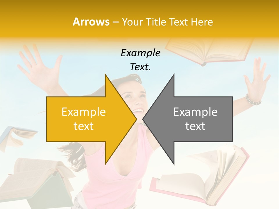 Studying Smiling Study PowerPoint Template