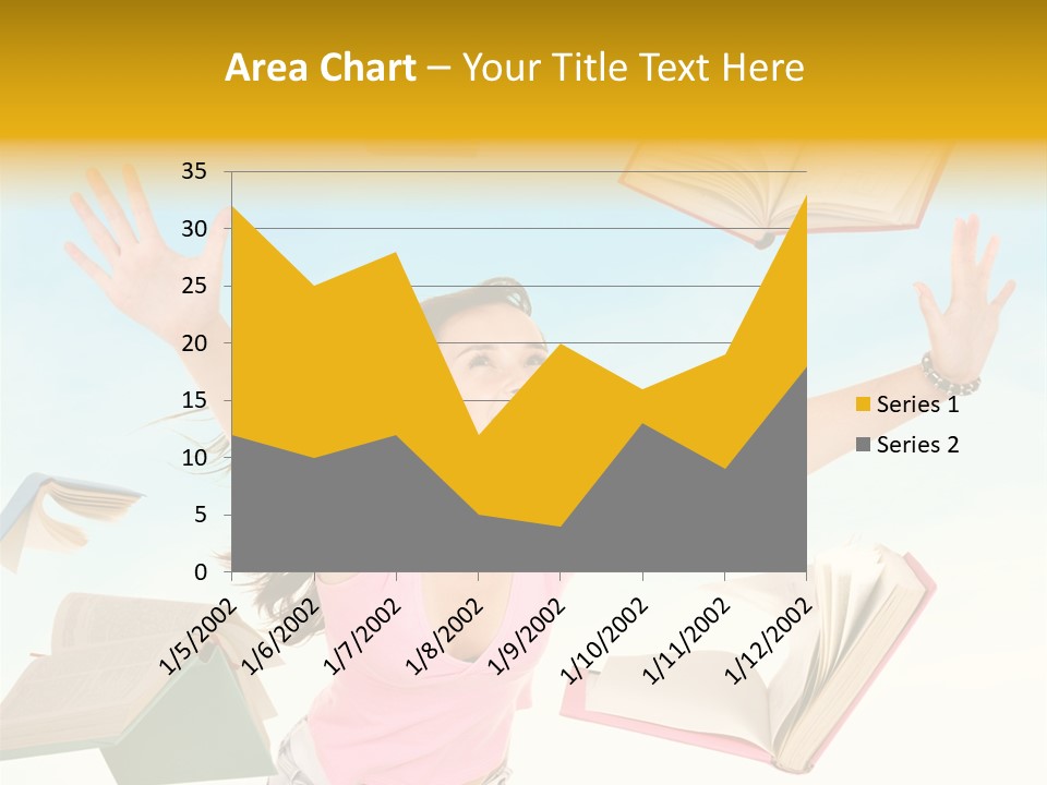 Studying Smiling Study PowerPoint Template