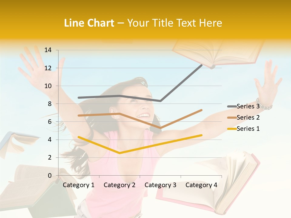 Studying Smiling Study PowerPoint Template