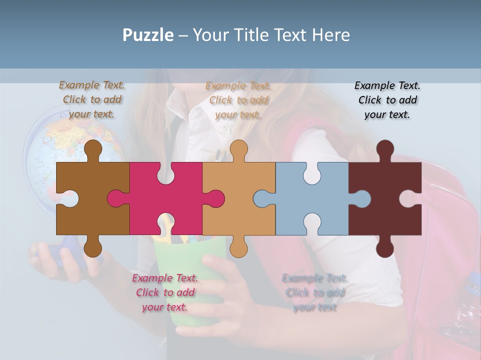 Hand Education Uniform PowerPoint Template