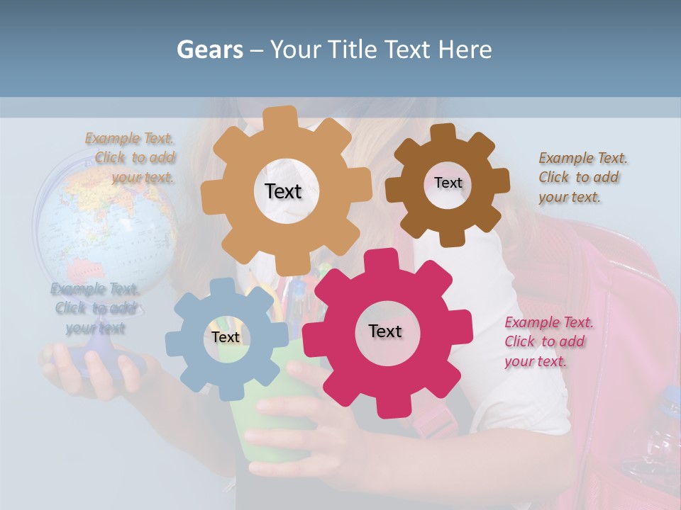 Hand Education Uniform PowerPoint Template