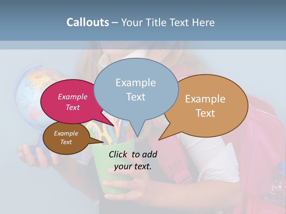 Hand Education Uniform PowerPoint Template