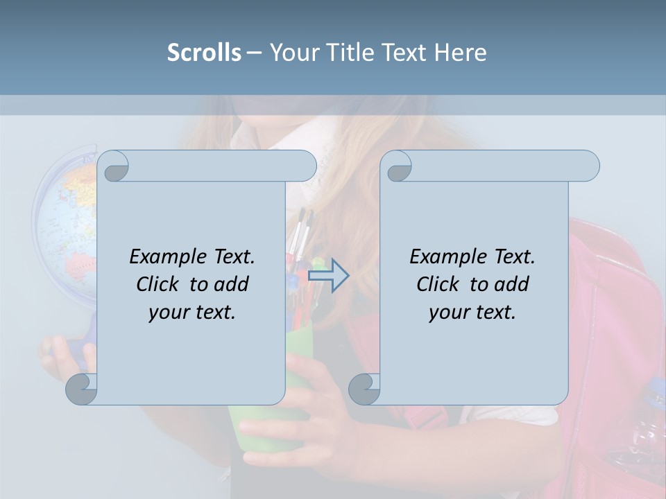 Hand Education Uniform PowerPoint Template