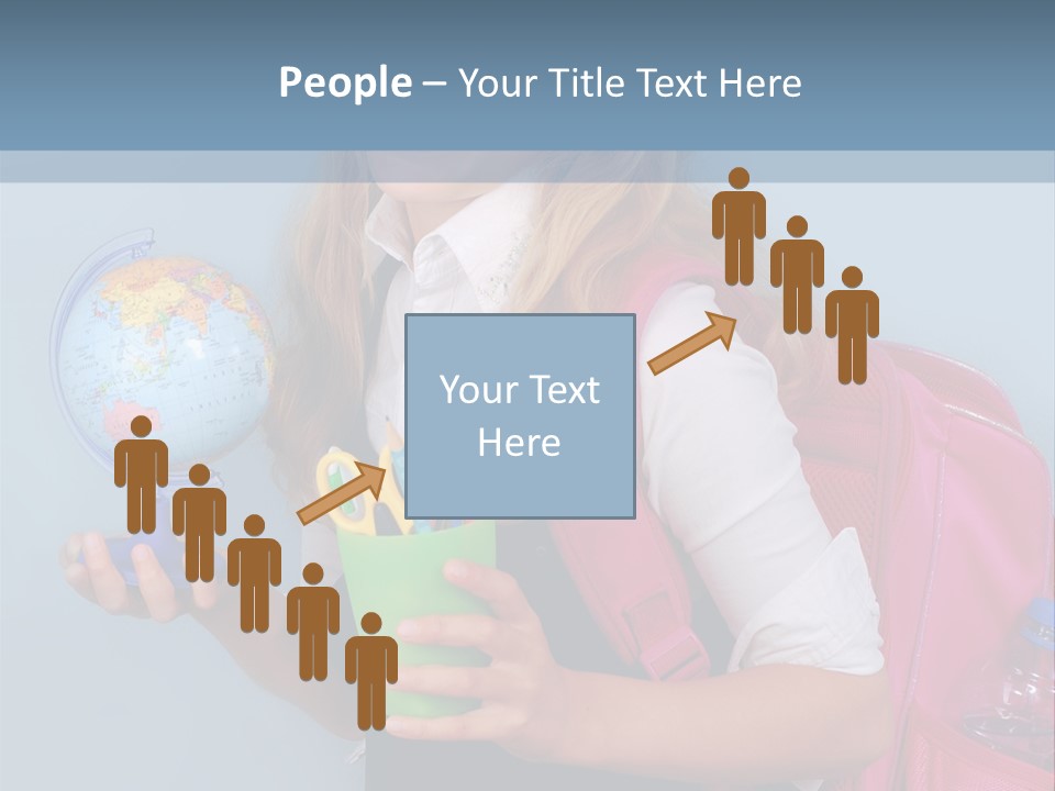 Hand Education Uniform PowerPoint Template