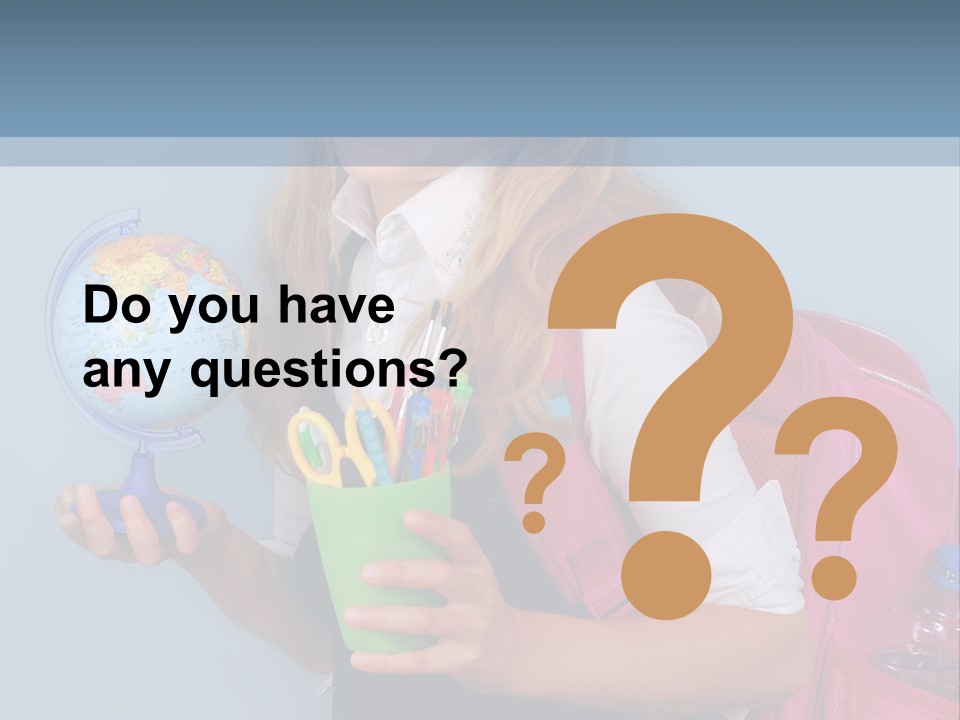 Hand Education Uniform PowerPoint Template