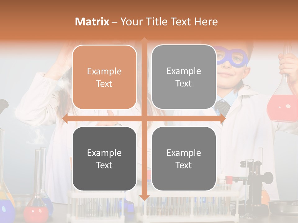 Analyzing Learning Schoolgirl PowerPoint Template