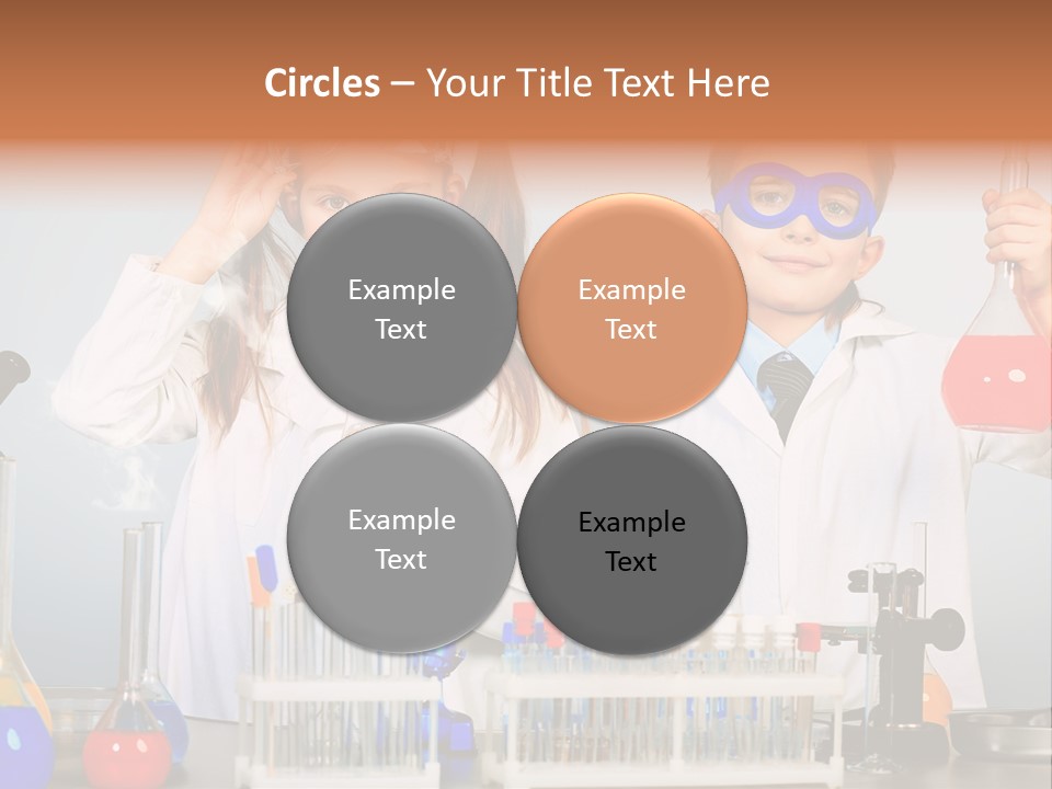 Analyzing Learning Schoolgirl PowerPoint Template