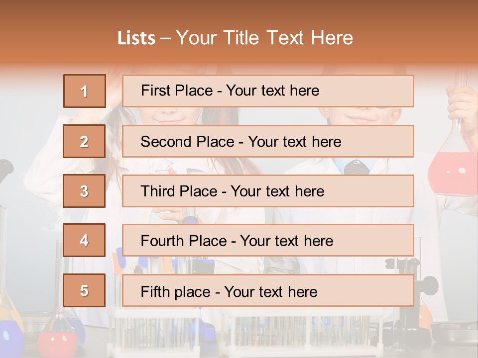 Analyzing Learning Schoolgirl PowerPoint Template