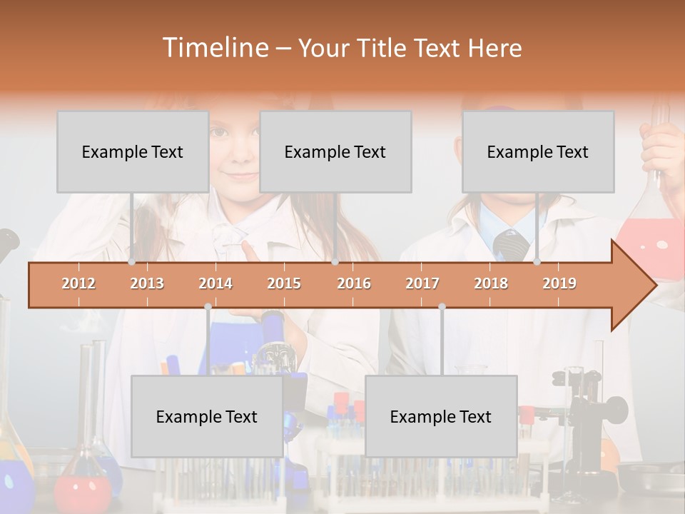 Analyzing Learning Schoolgirl PowerPoint Template
