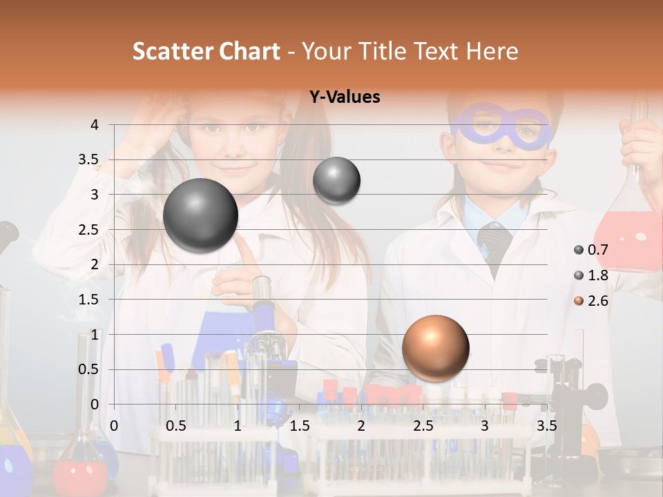 Analyzing Learning Schoolgirl PowerPoint Template