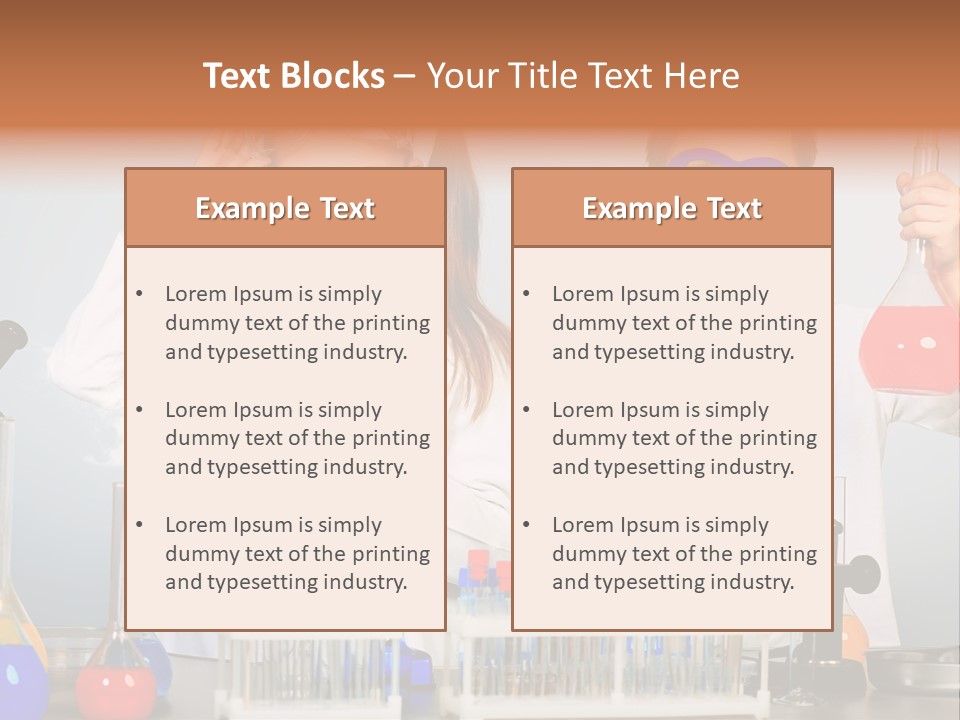 Analyzing Learning Schoolgirl PowerPoint Template