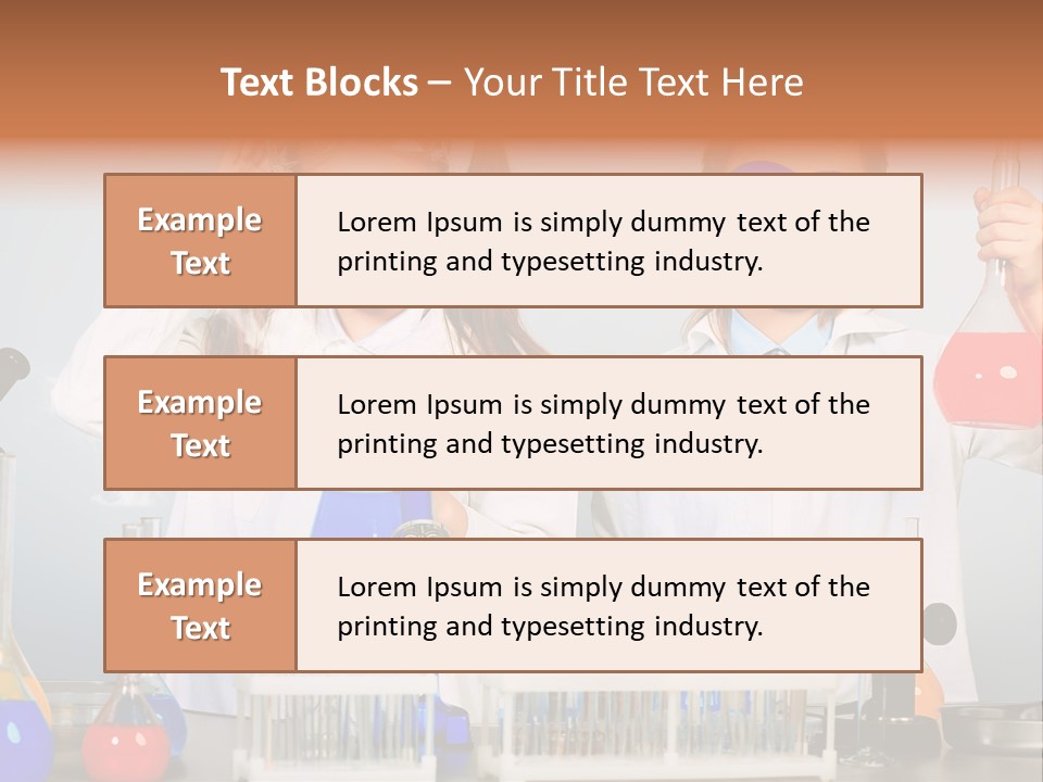 Analyzing Learning Schoolgirl PowerPoint Template