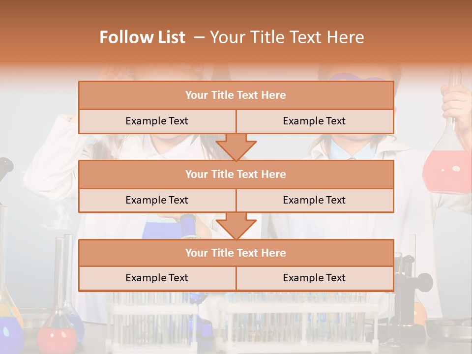 Analyzing Learning Schoolgirl PowerPoint Template