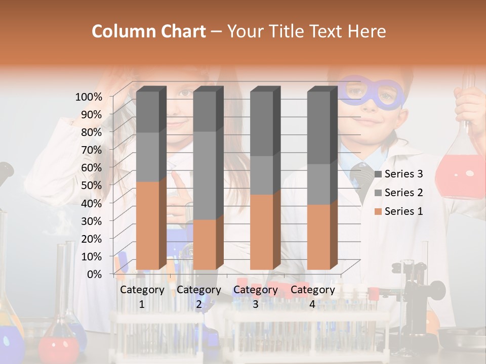Analyzing Learning Schoolgirl PowerPoint Template