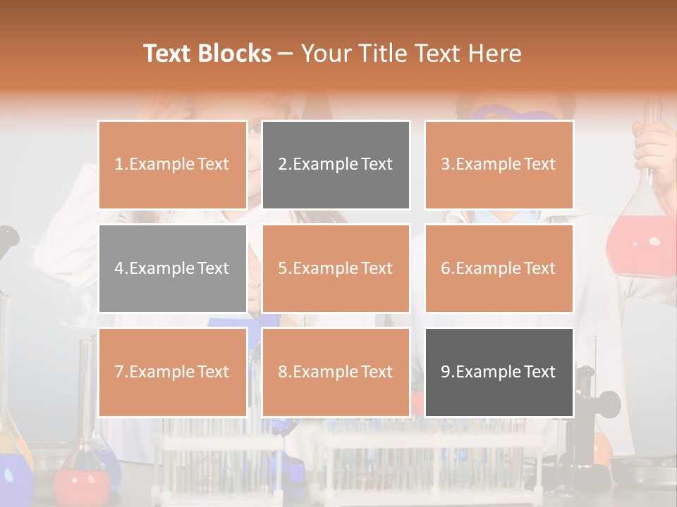 Analyzing Learning Schoolgirl PowerPoint Template