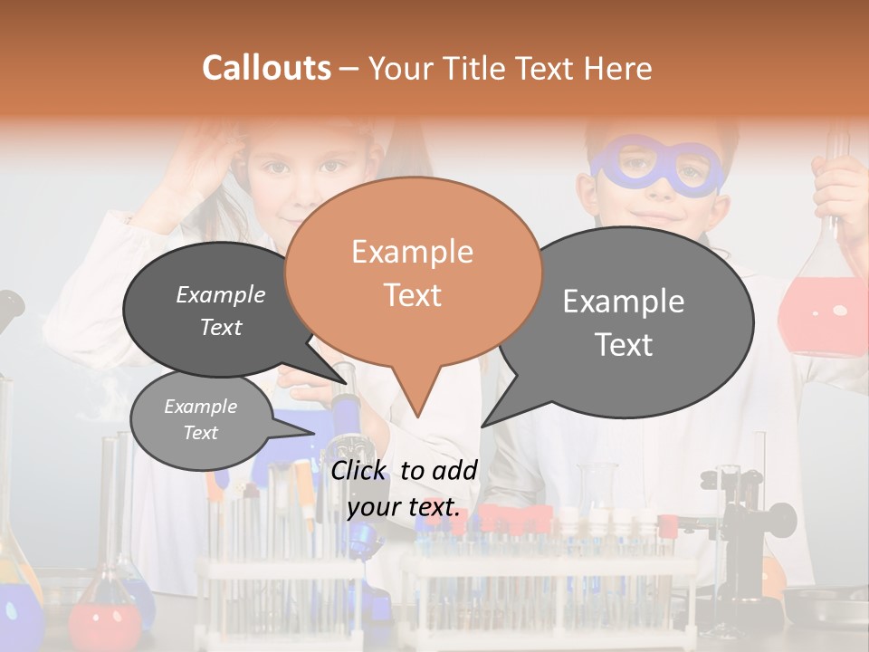 Analyzing Learning Schoolgirl PowerPoint Template