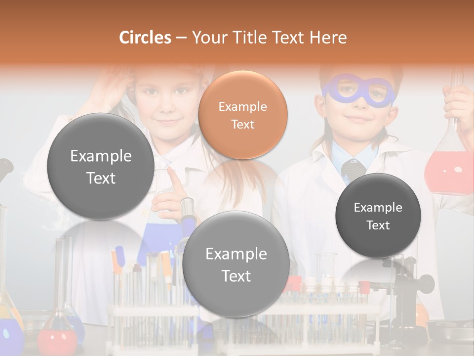 Analyzing Learning Schoolgirl PowerPoint Template