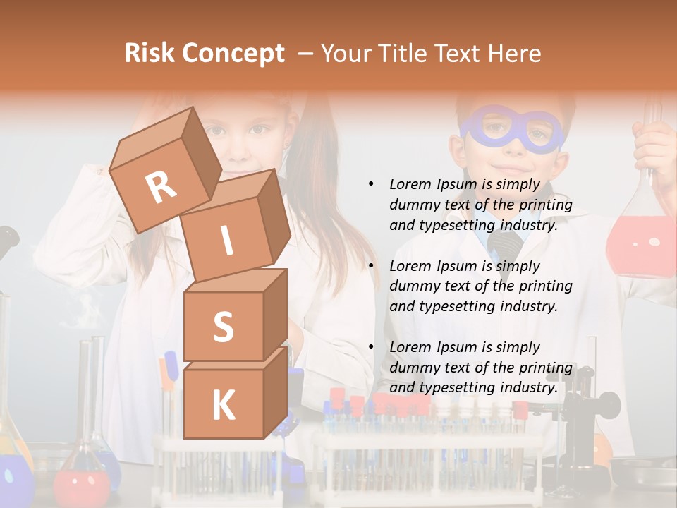 Analyzing Learning Schoolgirl PowerPoint Template