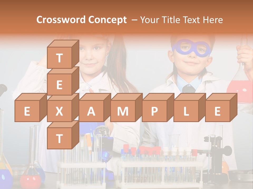 Analyzing Learning Schoolgirl PowerPoint Template